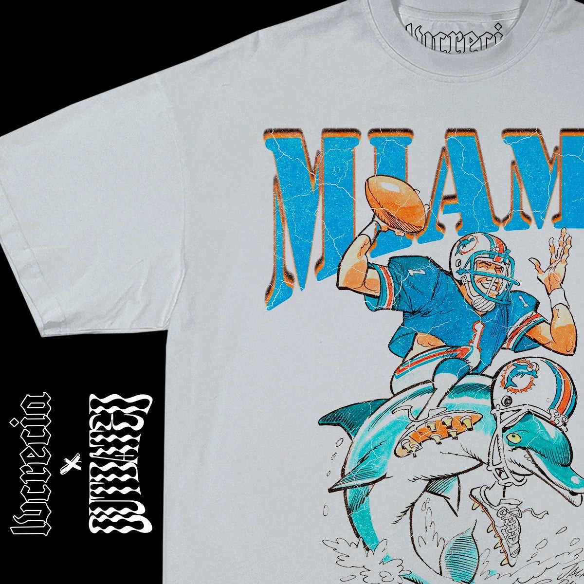 Miami White Tee