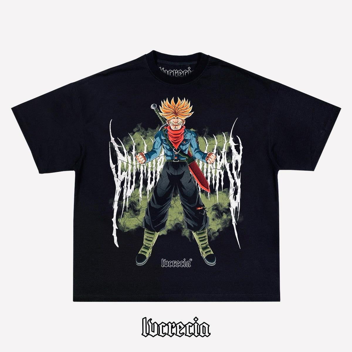 Trunks Black Tee