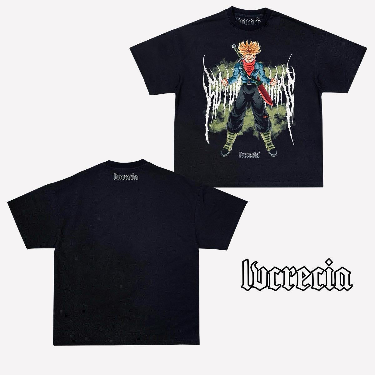 Trunks Black Tee