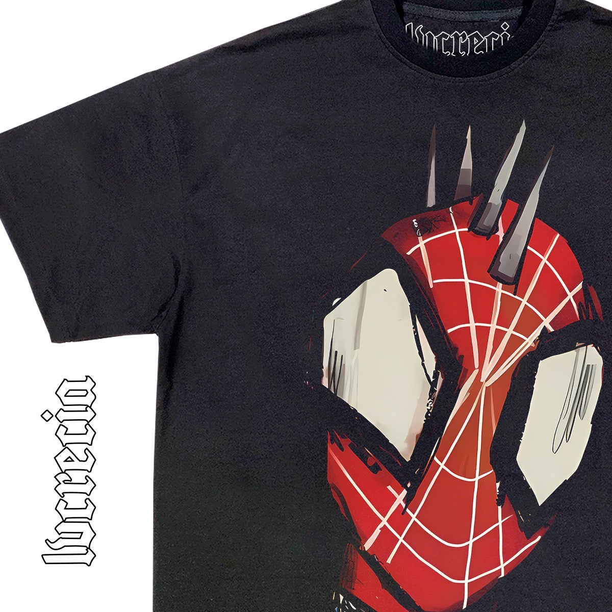 Spider Punk Black Tee