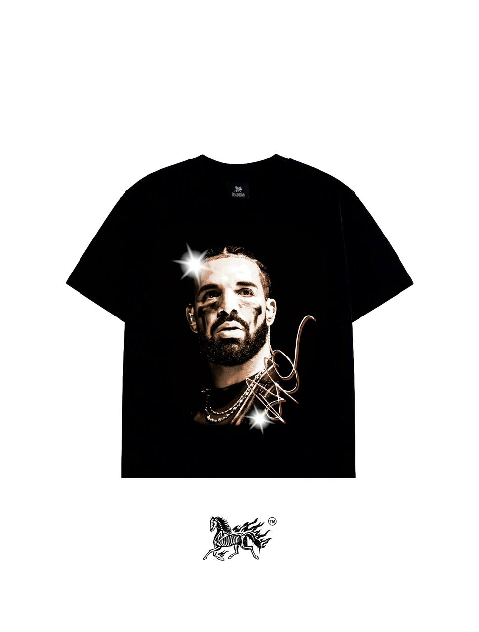 DRAKE "PREMIUM" BLACK TEE