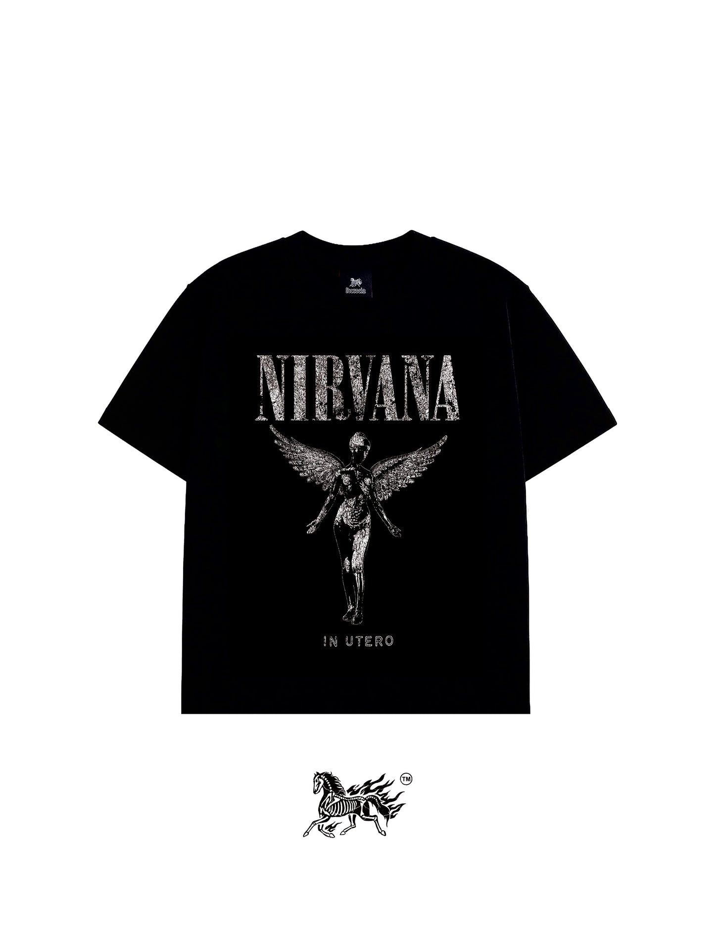 NIRVANA "PREMIUM" BLACK TEE