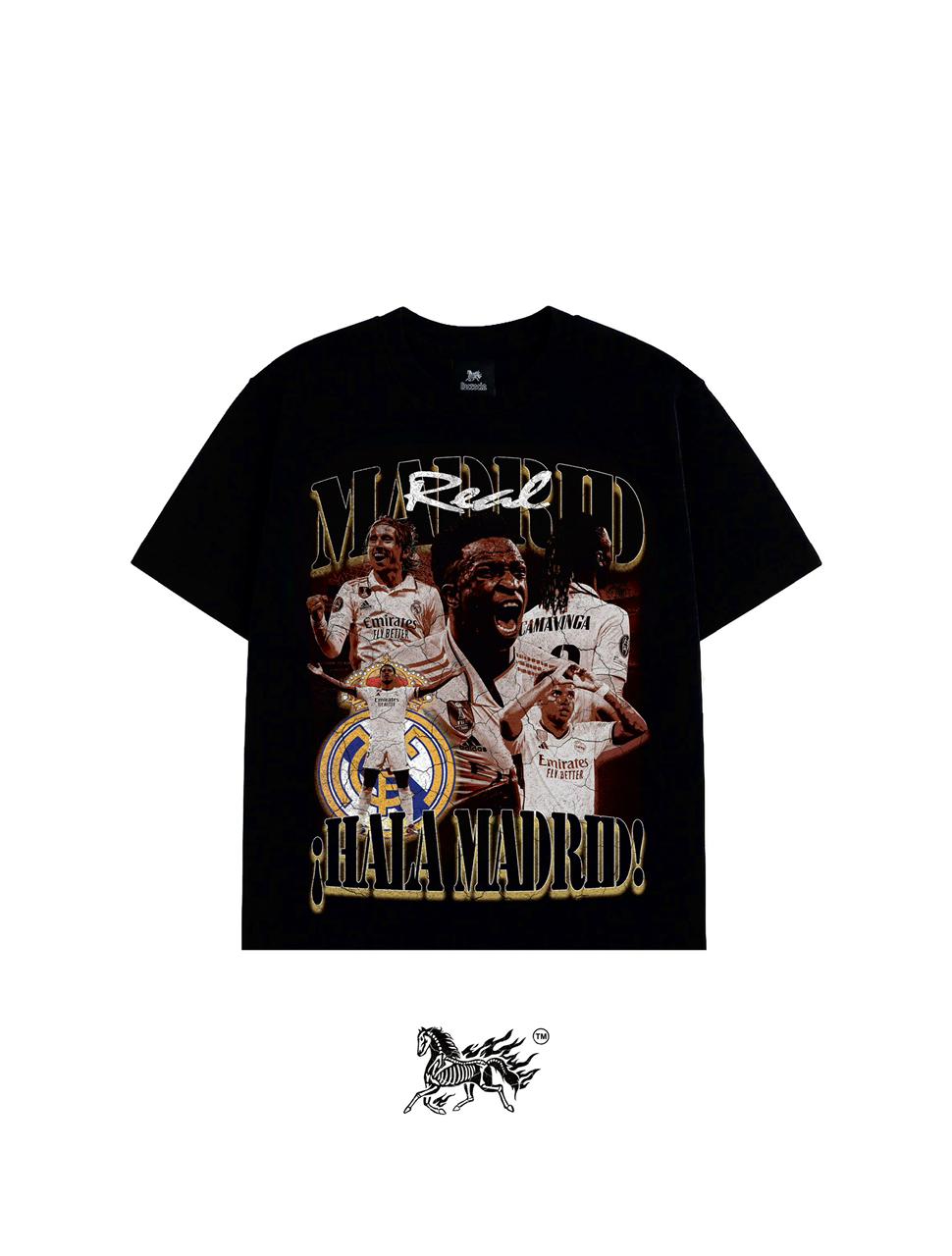 HALA MADRID "PREMIUM" BLACK TEE