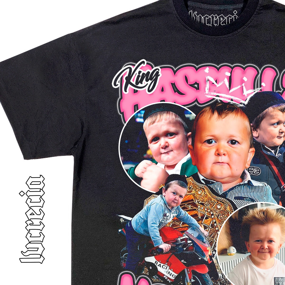 King Hasbulla Black Tee