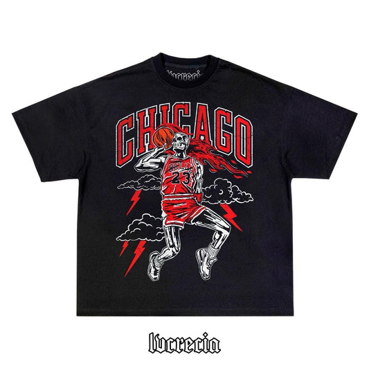 Chicago Black Tee