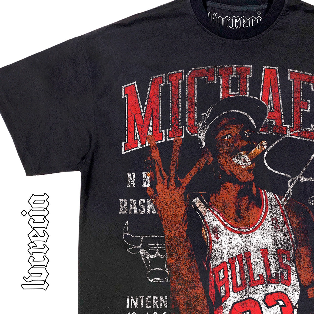 Michael Jordan Black Tee