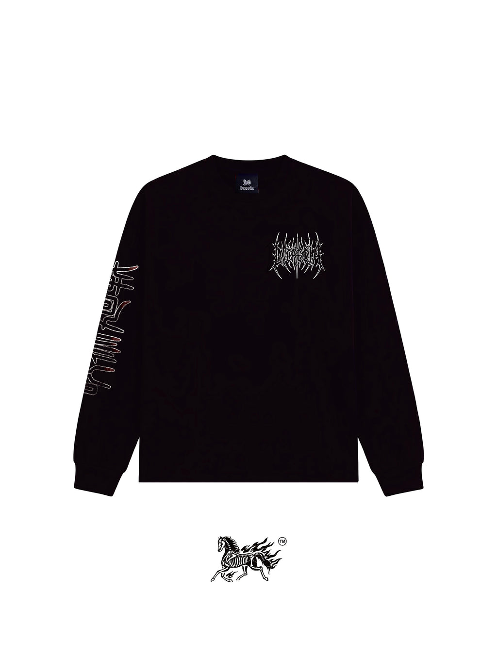 SUKUNA "PREMIUM" LONG SLEEVE BLACK TEE