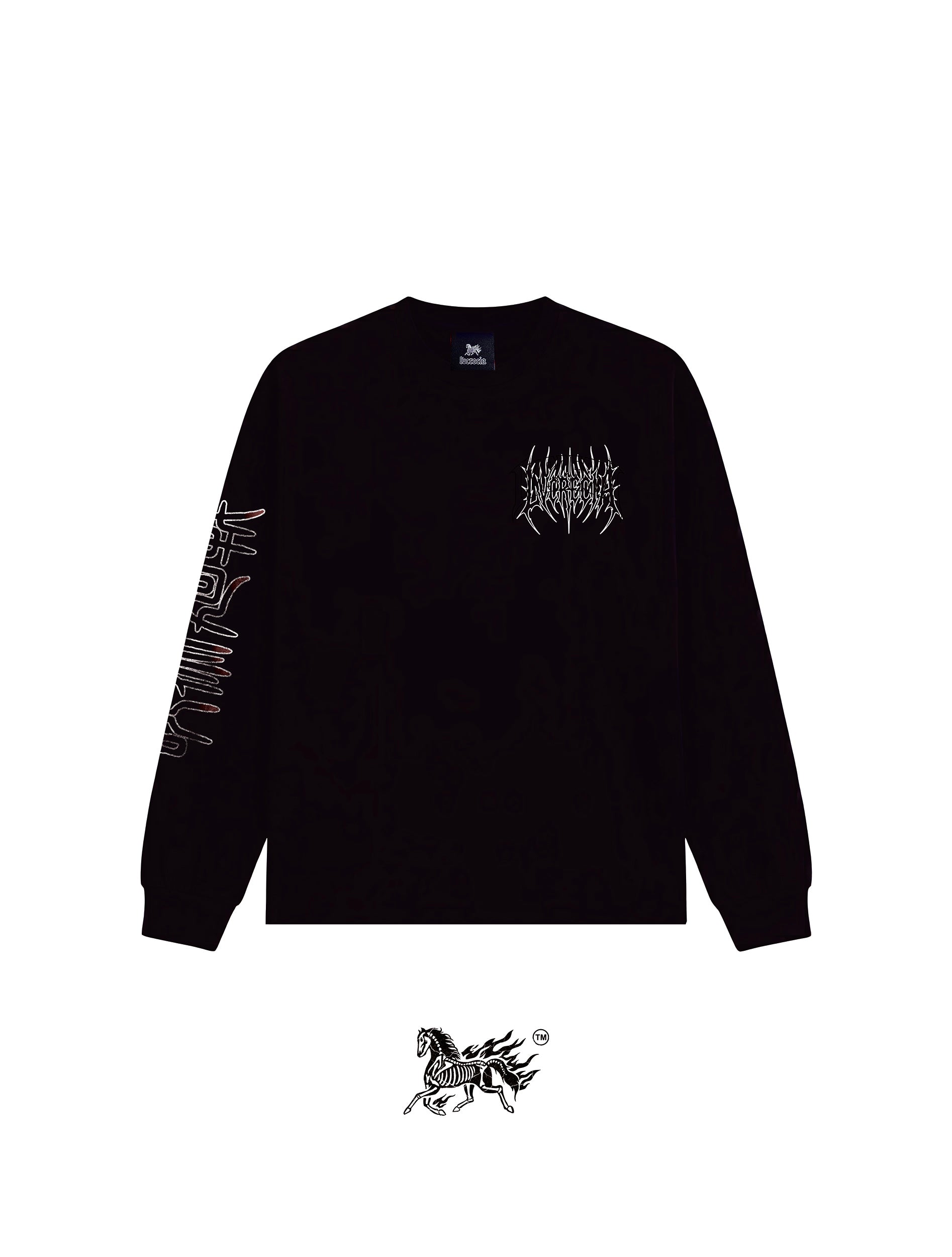 SUKUNA "PREMIUM" LONG SLEEVE BLACK TEE