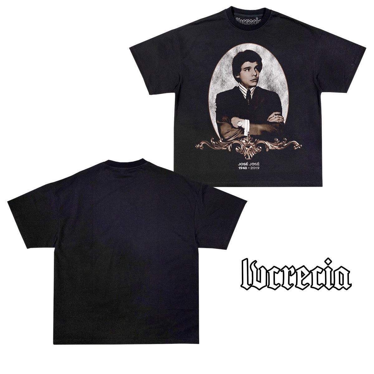 José José Idols Black Tee