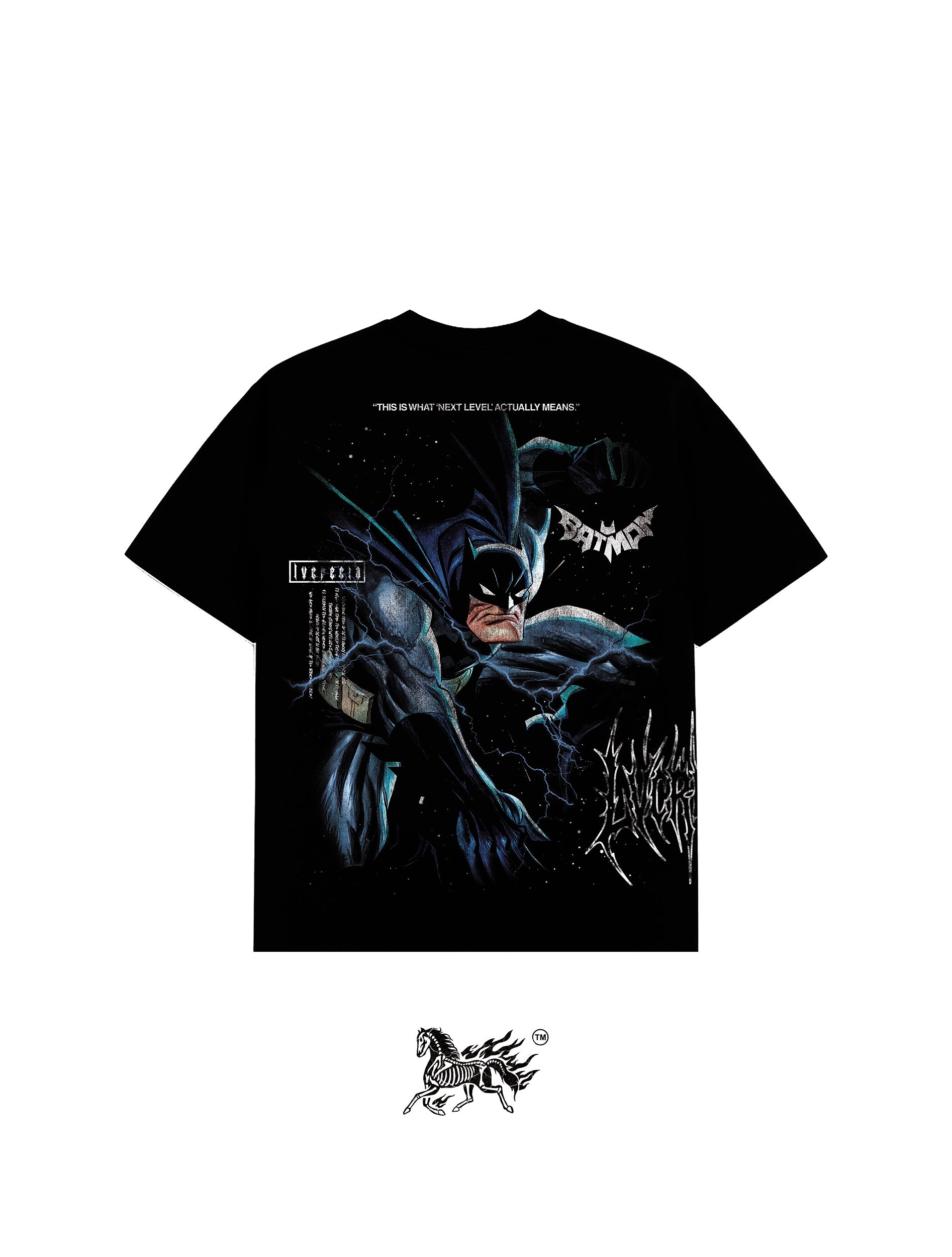 DARK KNIGHT AOP "PREMIUM" BLACK TEE