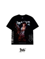 SHANKS AOP "PREMIUM" BLACK TEE