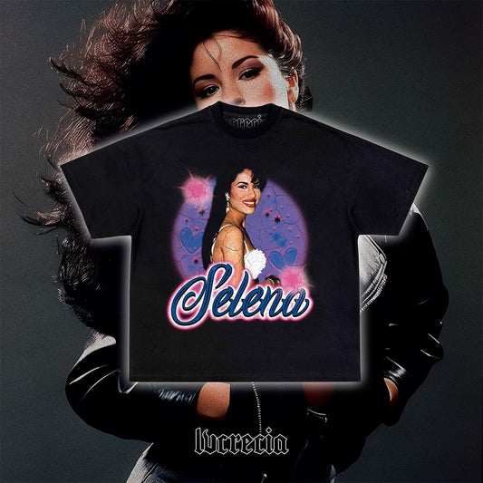 Selena Q Black Tee