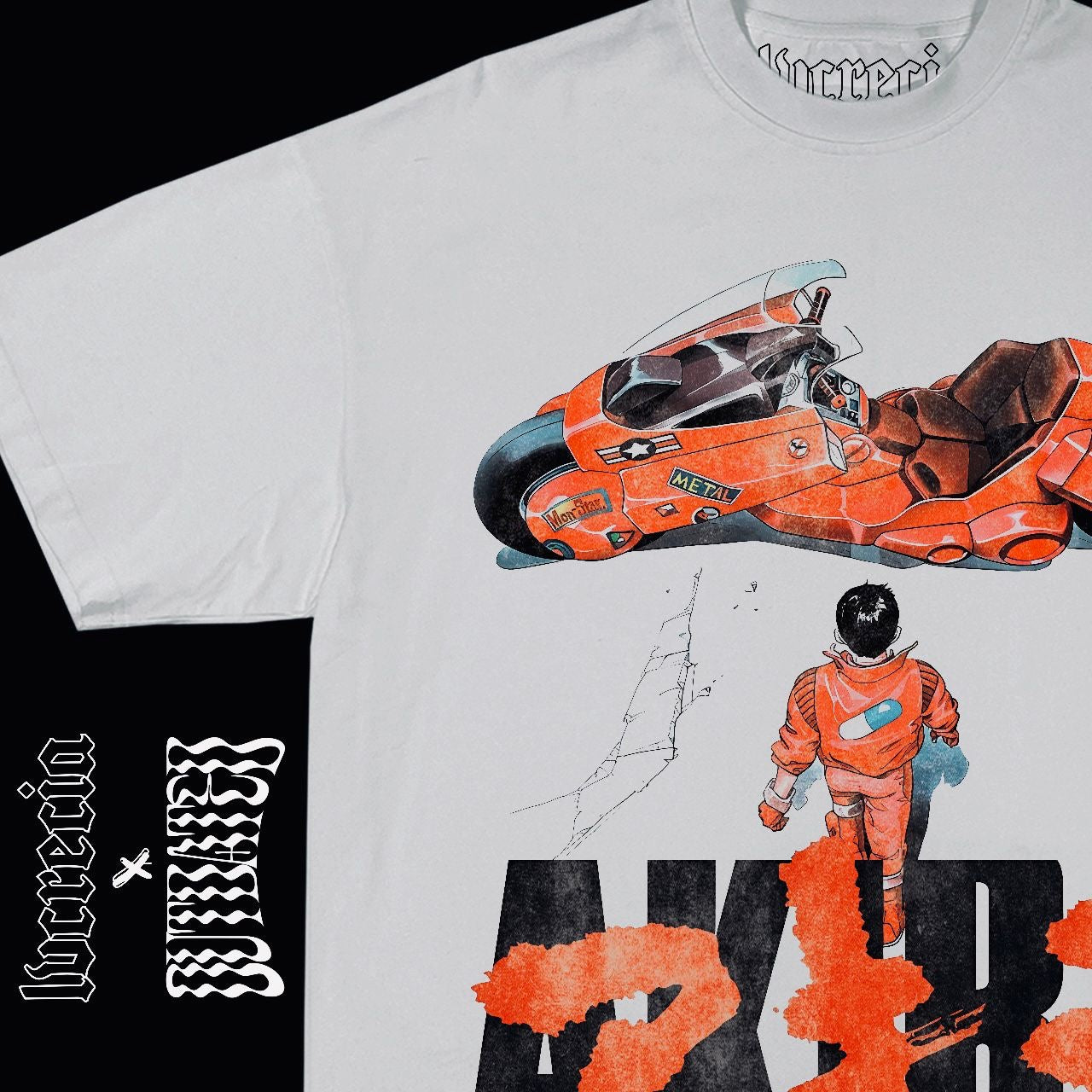 Akira White Tee