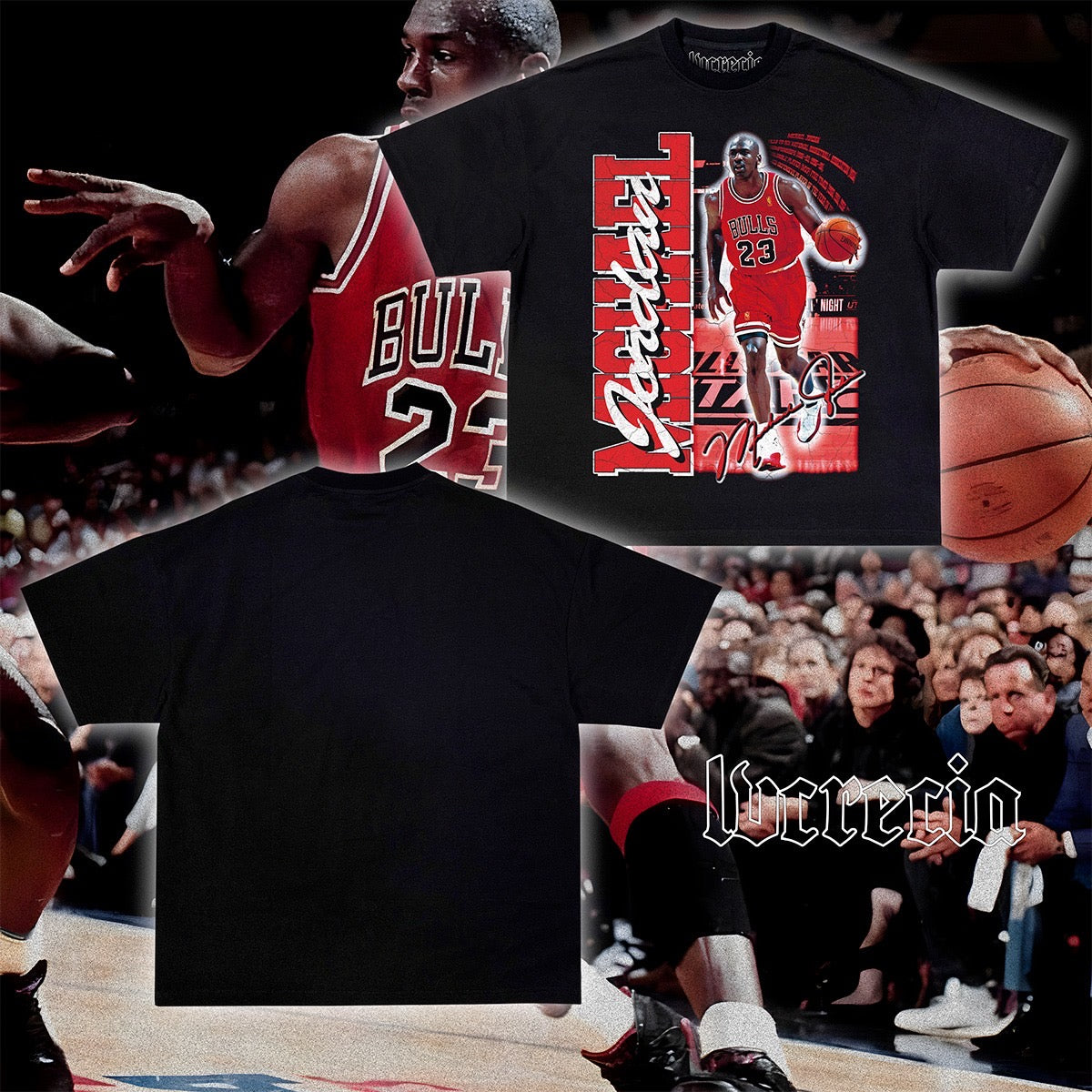 Michael Jordan Black Tee