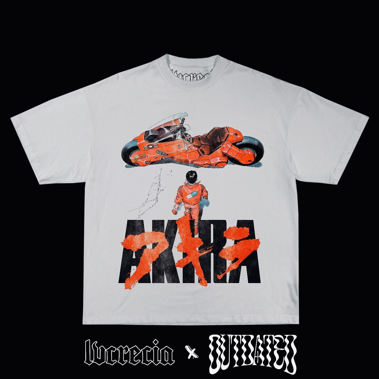 Akira White Tee