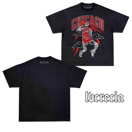 Chicago Black Tee
