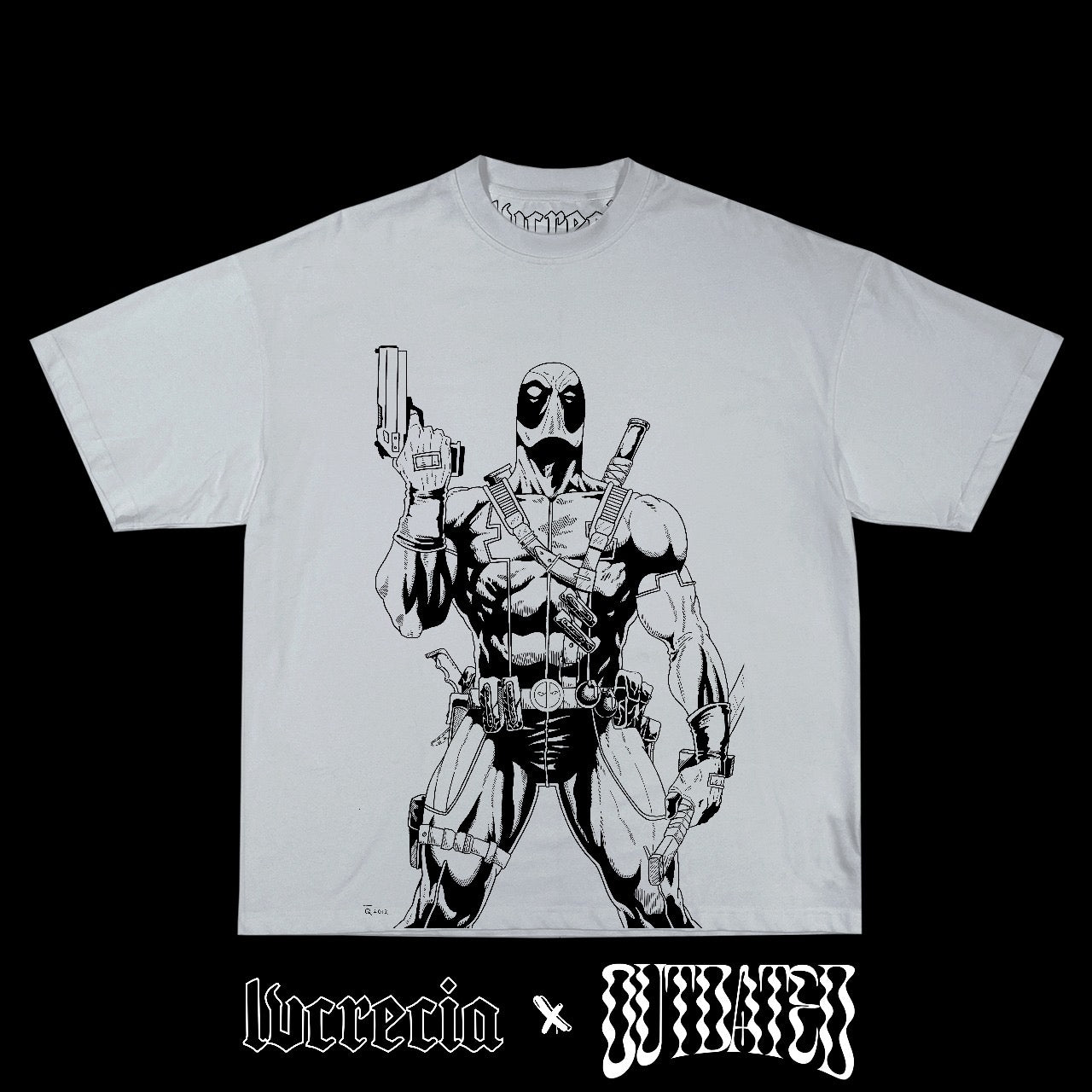 Deadpool White Tee