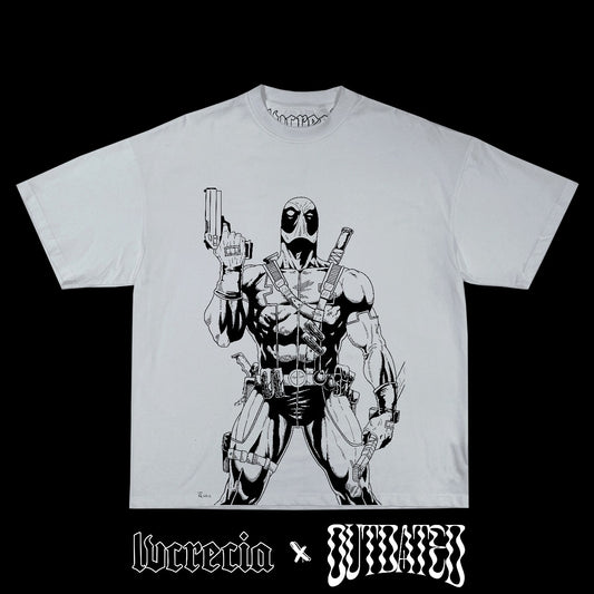 Deadpool White Tee