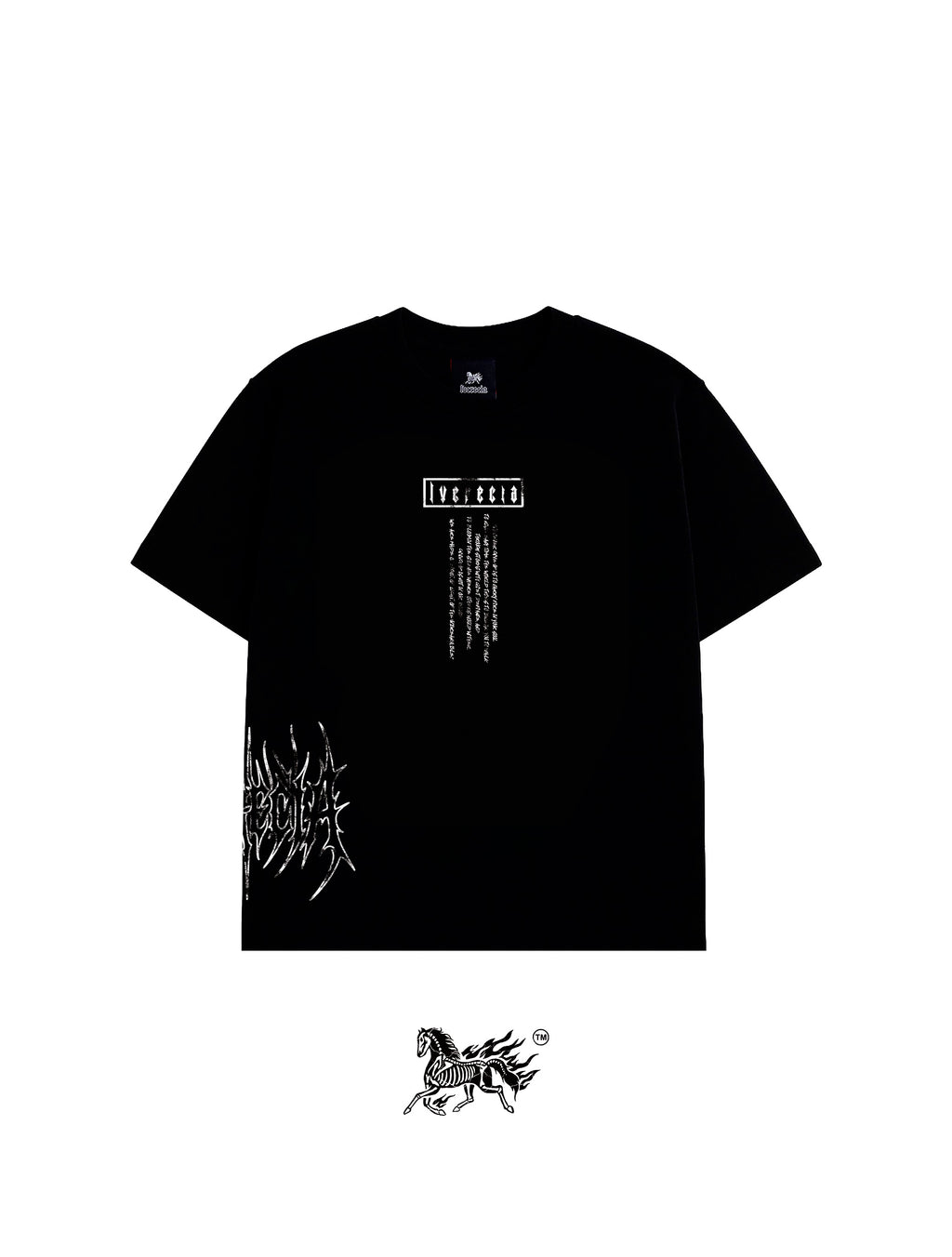 DARK KNIGHT AOP "PREMIUM" BLACK TEE