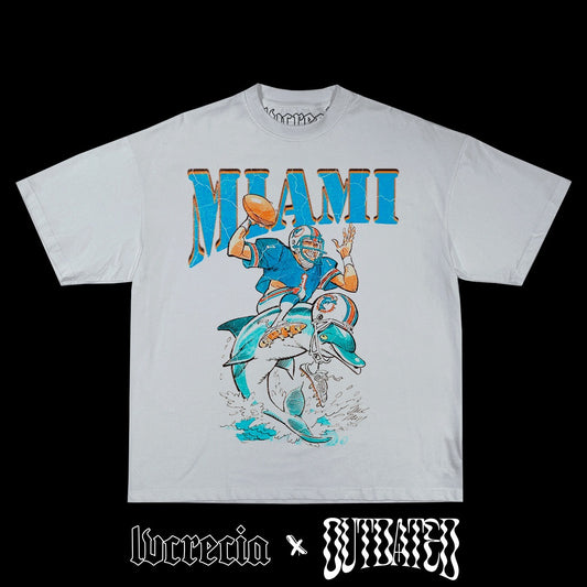 Miami White Tee