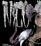 NICO ROBIN AOP "PREMIUM" BLACK TEE