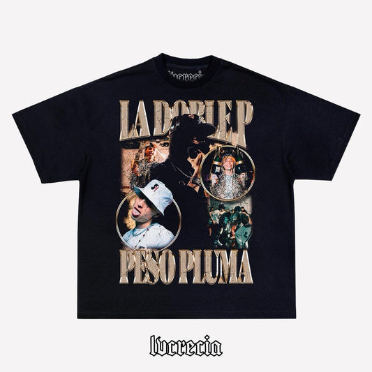 La Doble P Black Tee