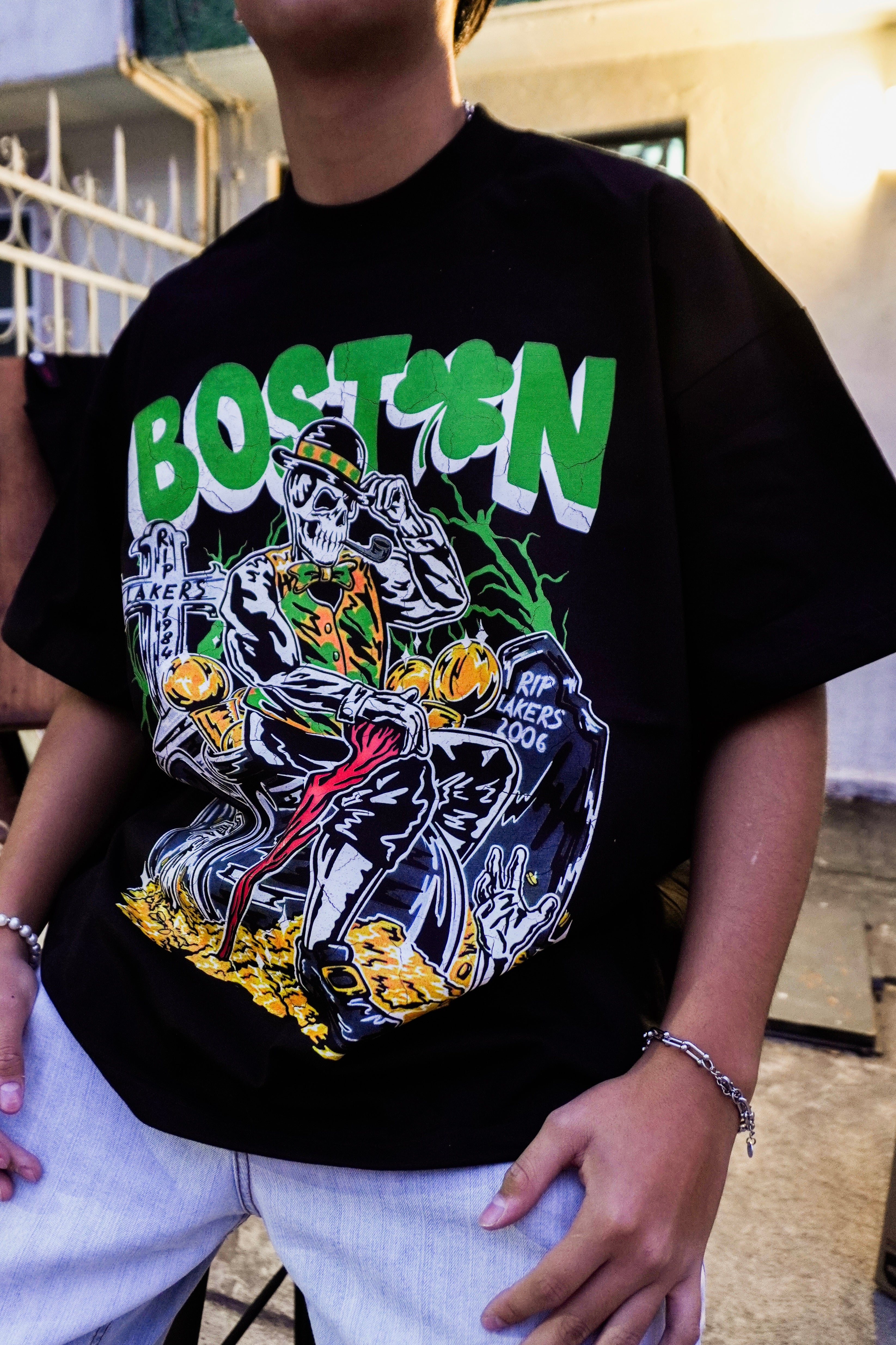 BOSTON "PREMIUM" BLACK TEE