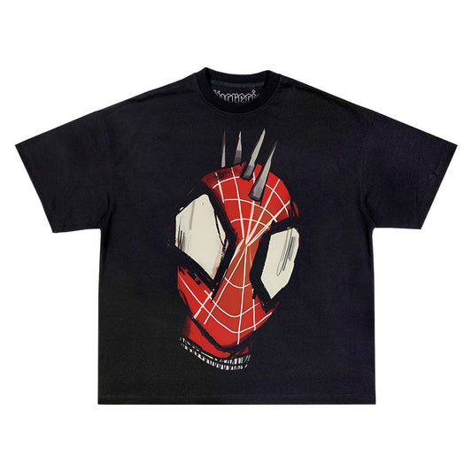 Spider Punk Black Tee