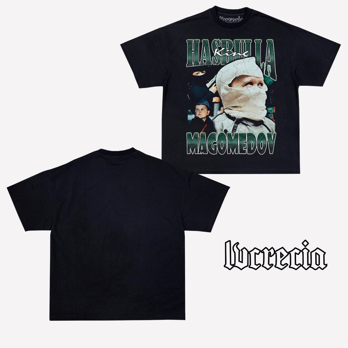 Green Hashbulla Magomedov Black Tee