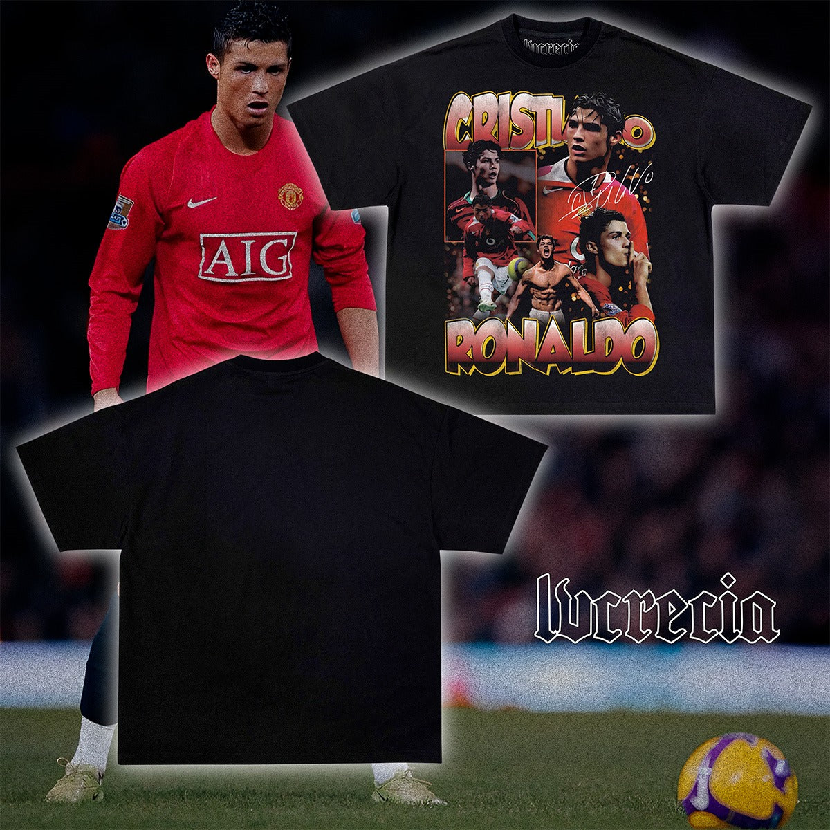 Cristiano Black Tee
