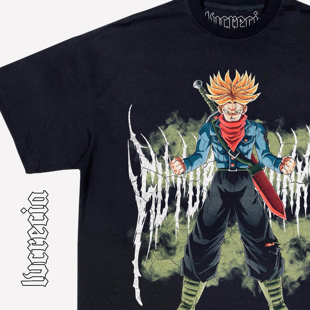 Trunks Black Tee