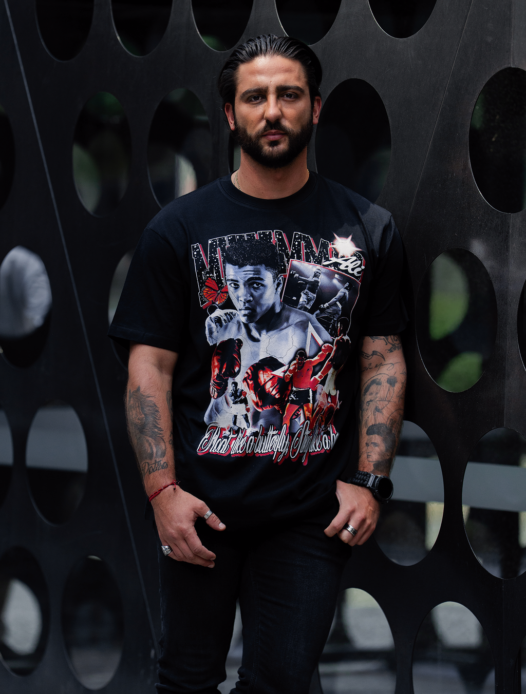 ALI "PREMIUM" BLACK TEE