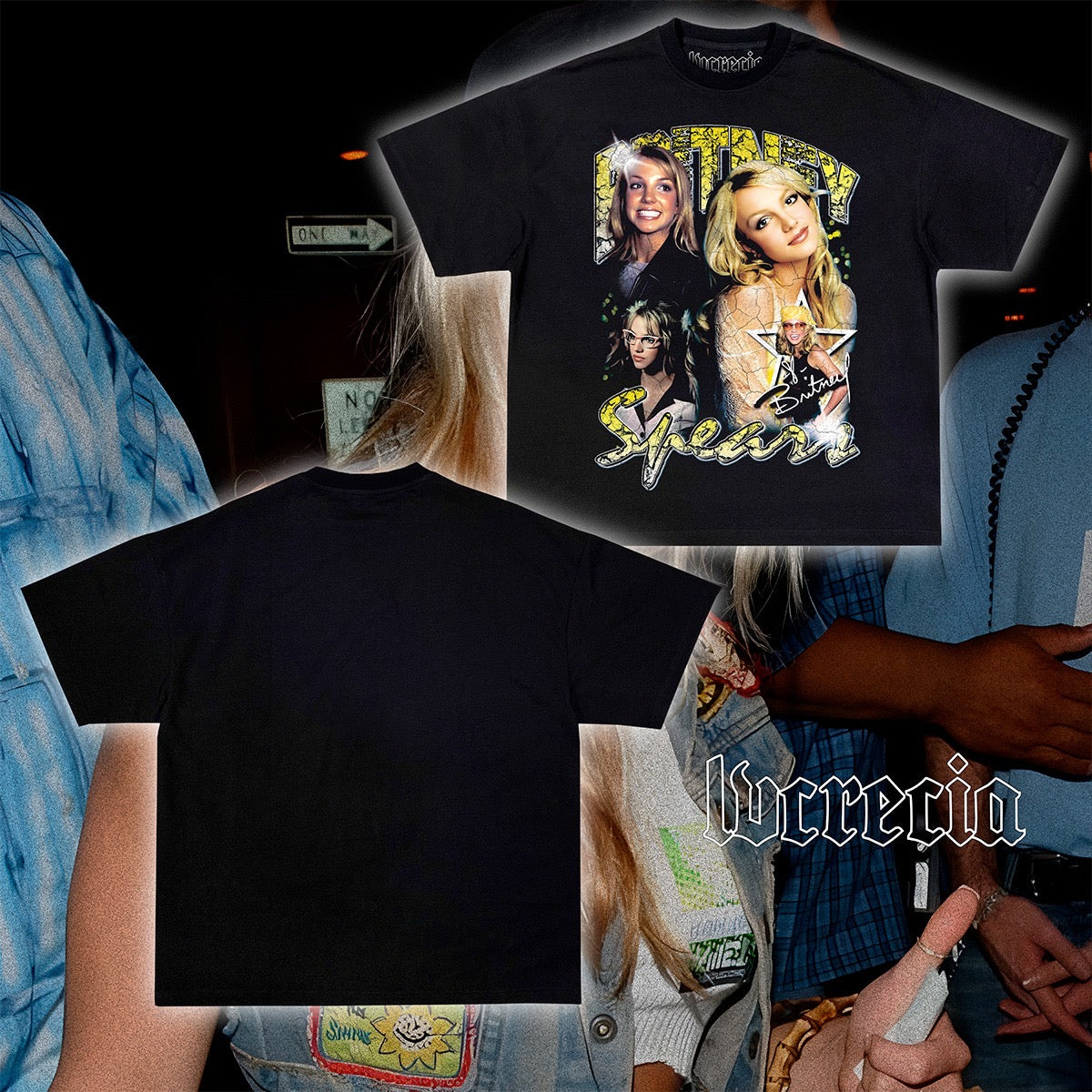 Britney Spears Black Tee