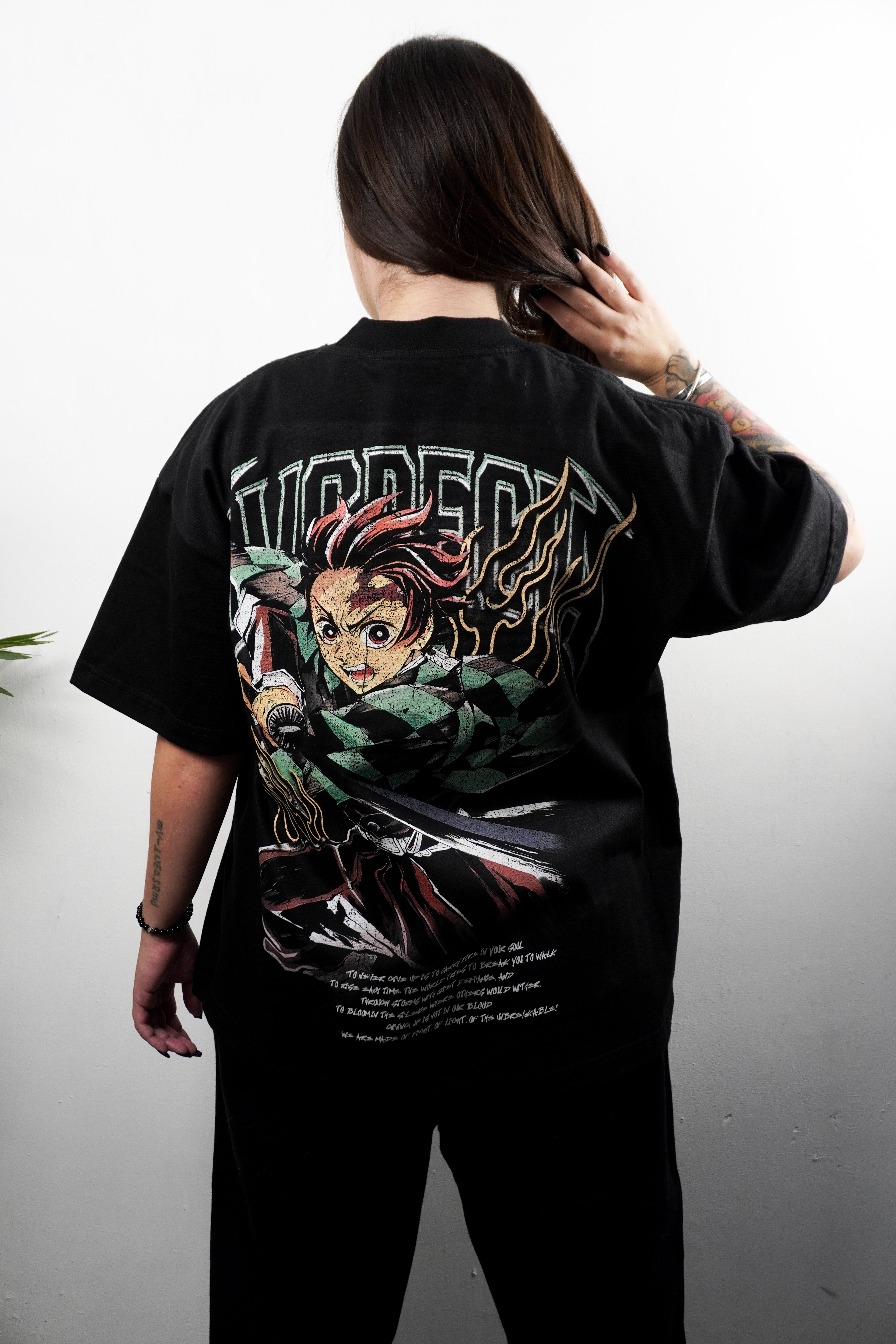 TANJIRO KAMADO "PREMIUM" BLACK TEE