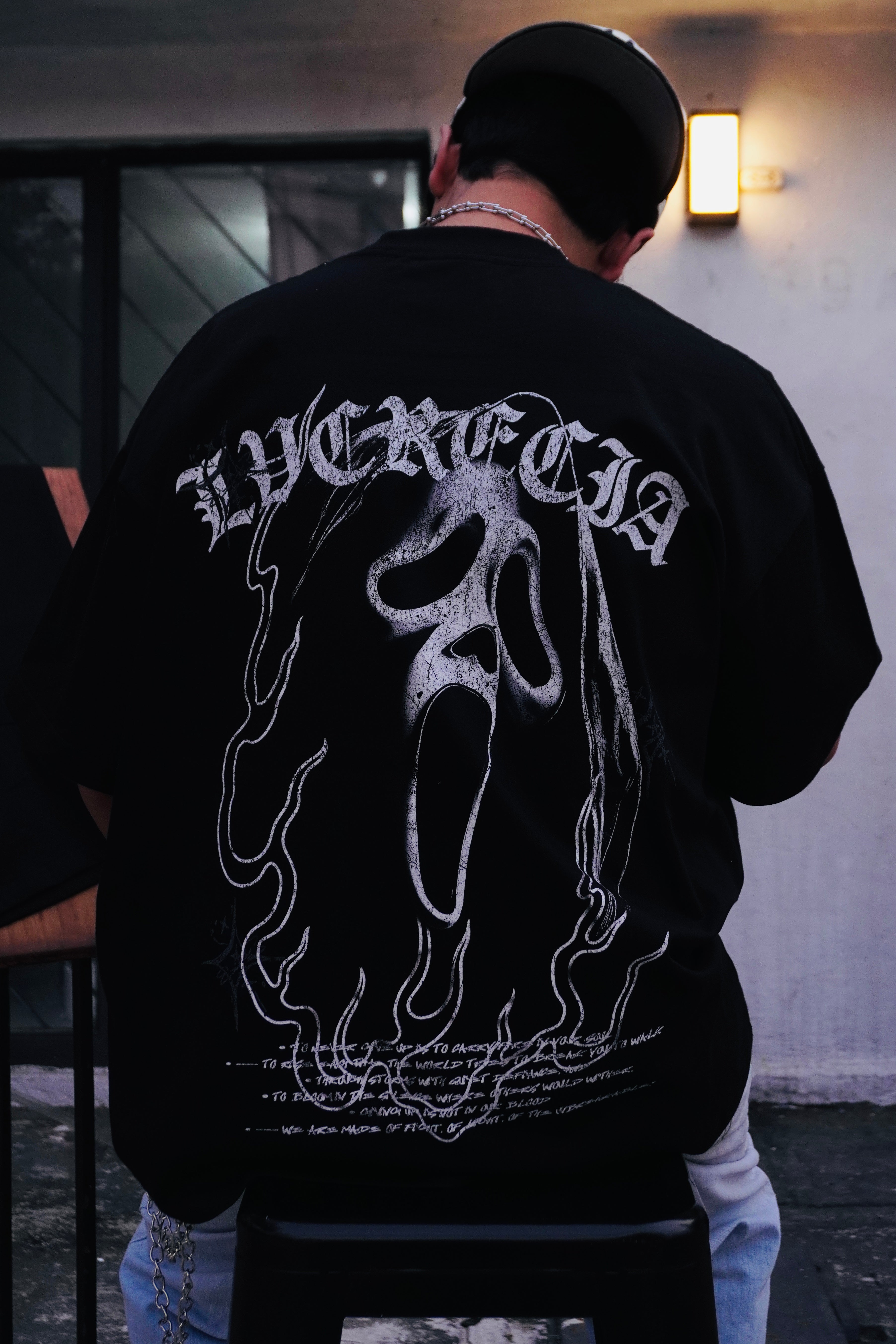 SCREAM "PREMIUM" BLACK TEE