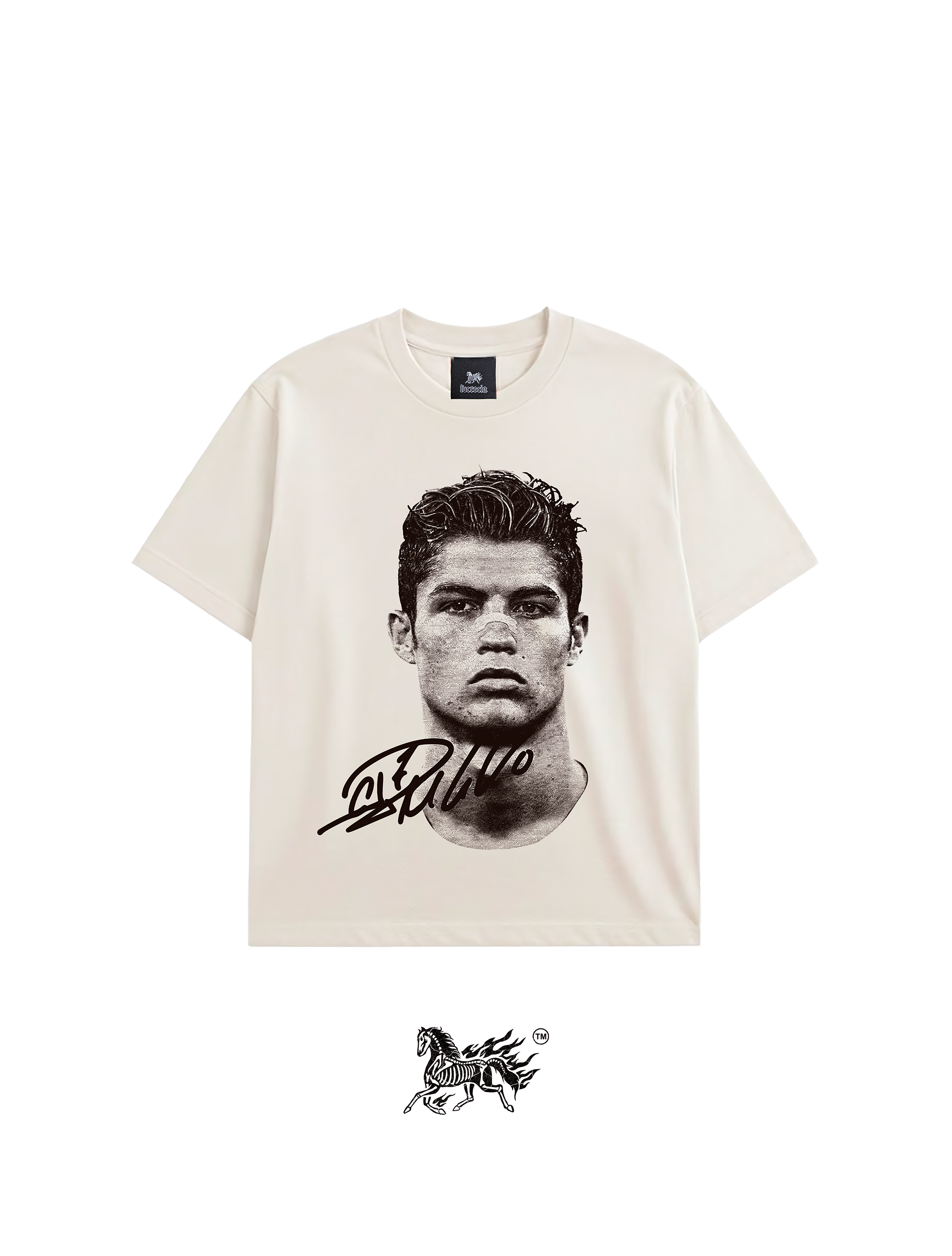 RONALDO "PREMIUM" IVORY TEE