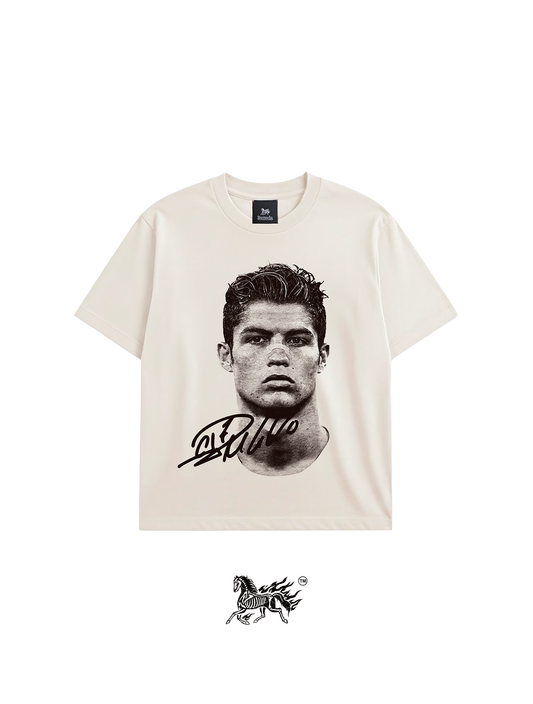 RONALDO "PREMIUM" IVORY TEE