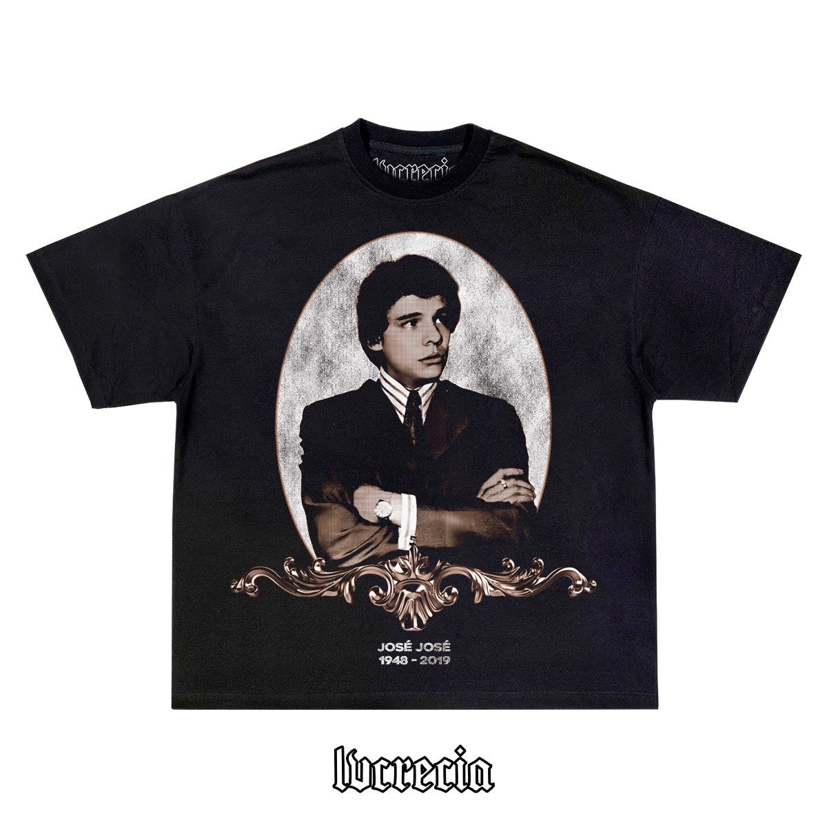 José José Idols Black Tee