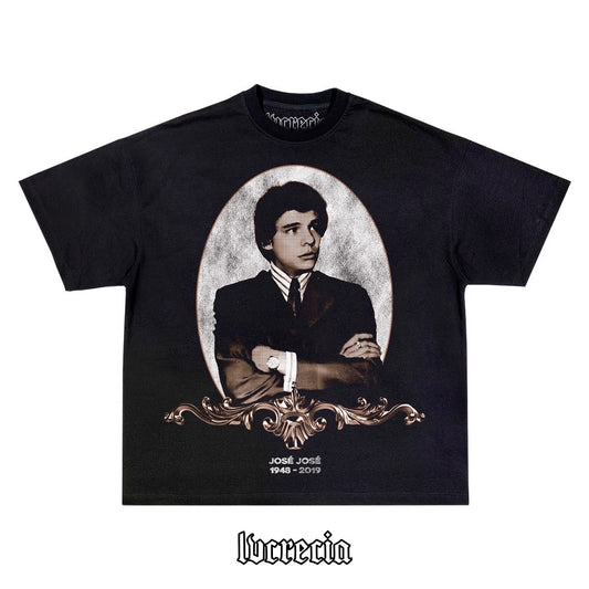 José José Idols Black Tee