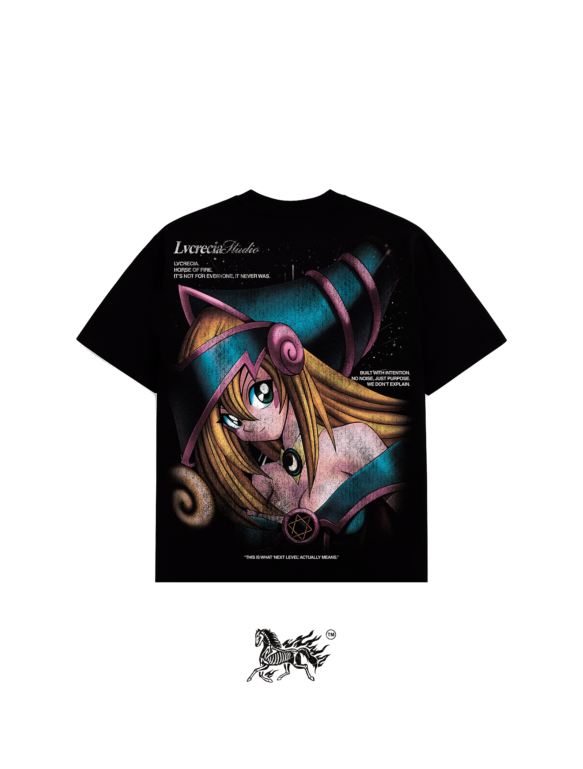 DARK MAGICIAN GIRL"PREMIUM" BLACK TEE