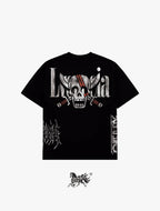 SHANKS AOP "PREMIUM" BLACK TEE