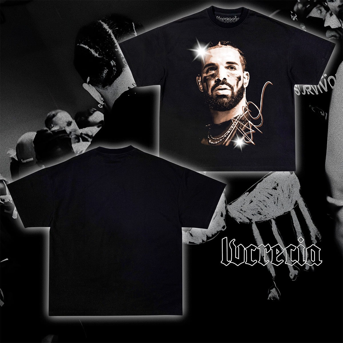 Drake Black Tee