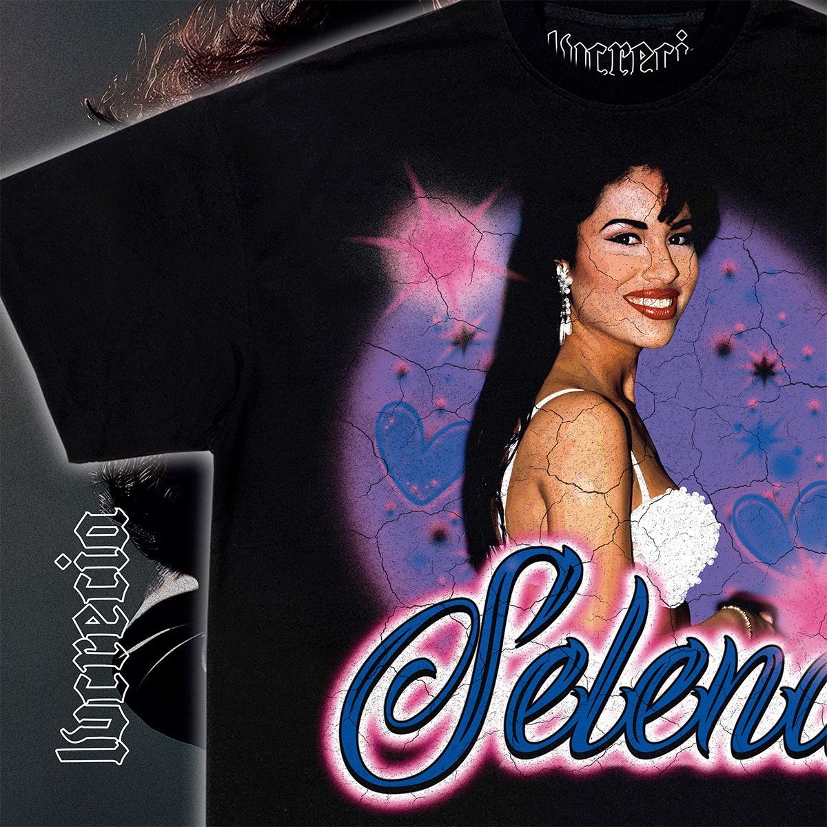 Selena Q Black Tee