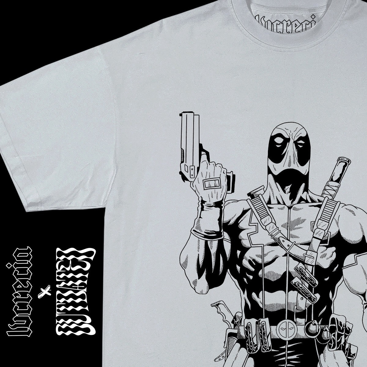 Deadpool White Tee