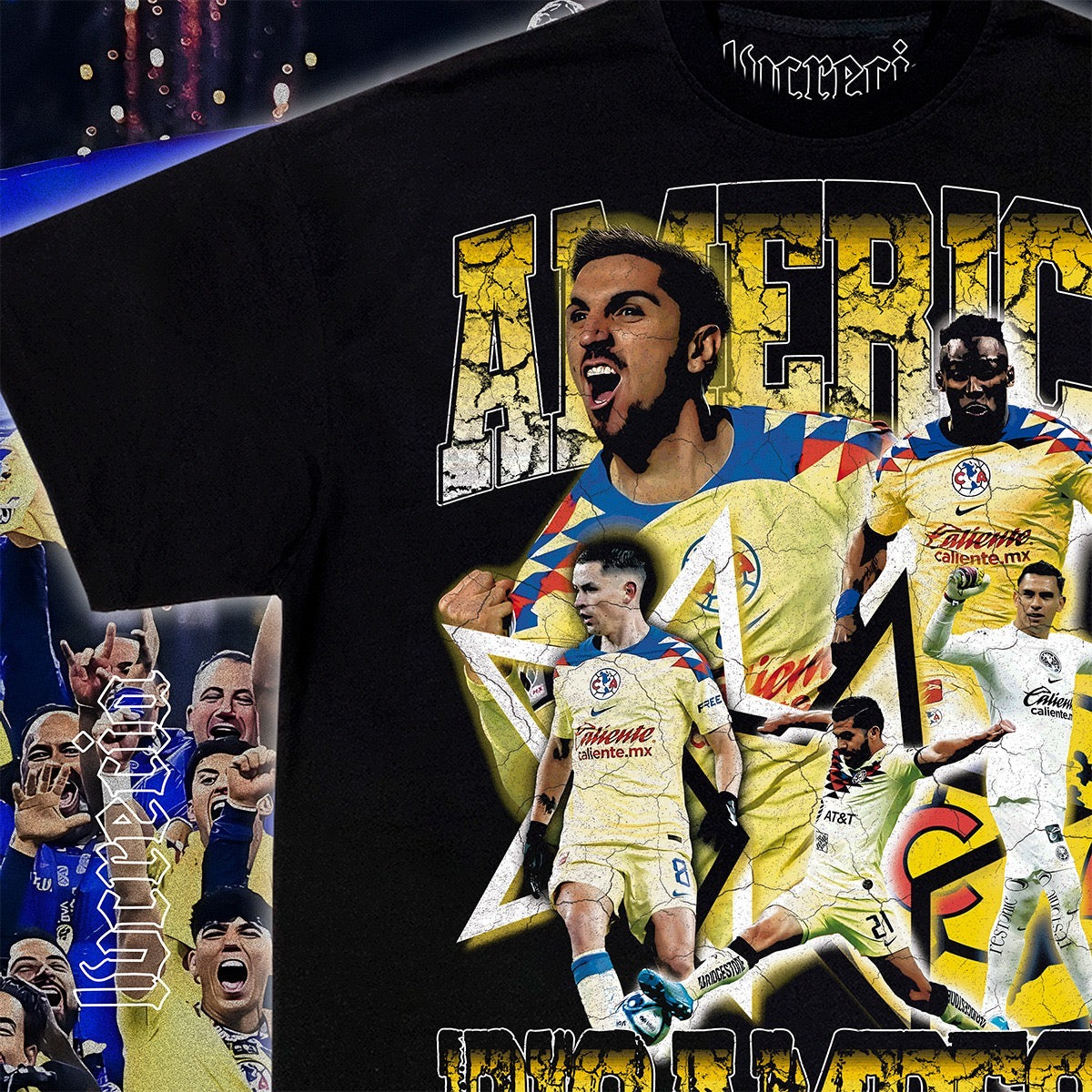América Bicampeón Black Tee