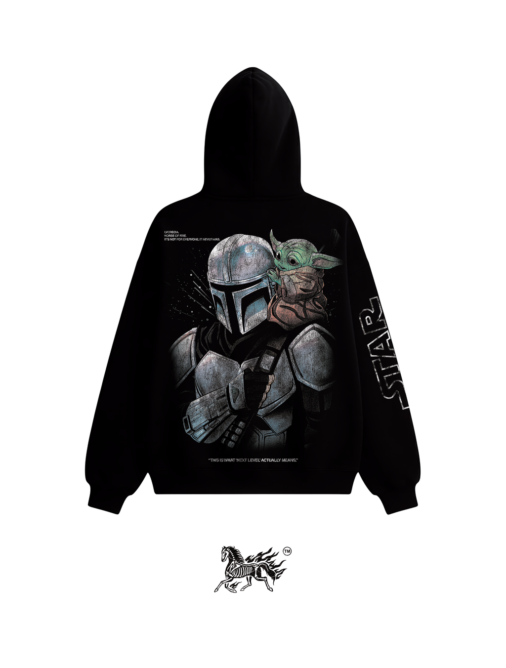 NOT ALONE IN THE DARK"PREMIUM" HOODIE
