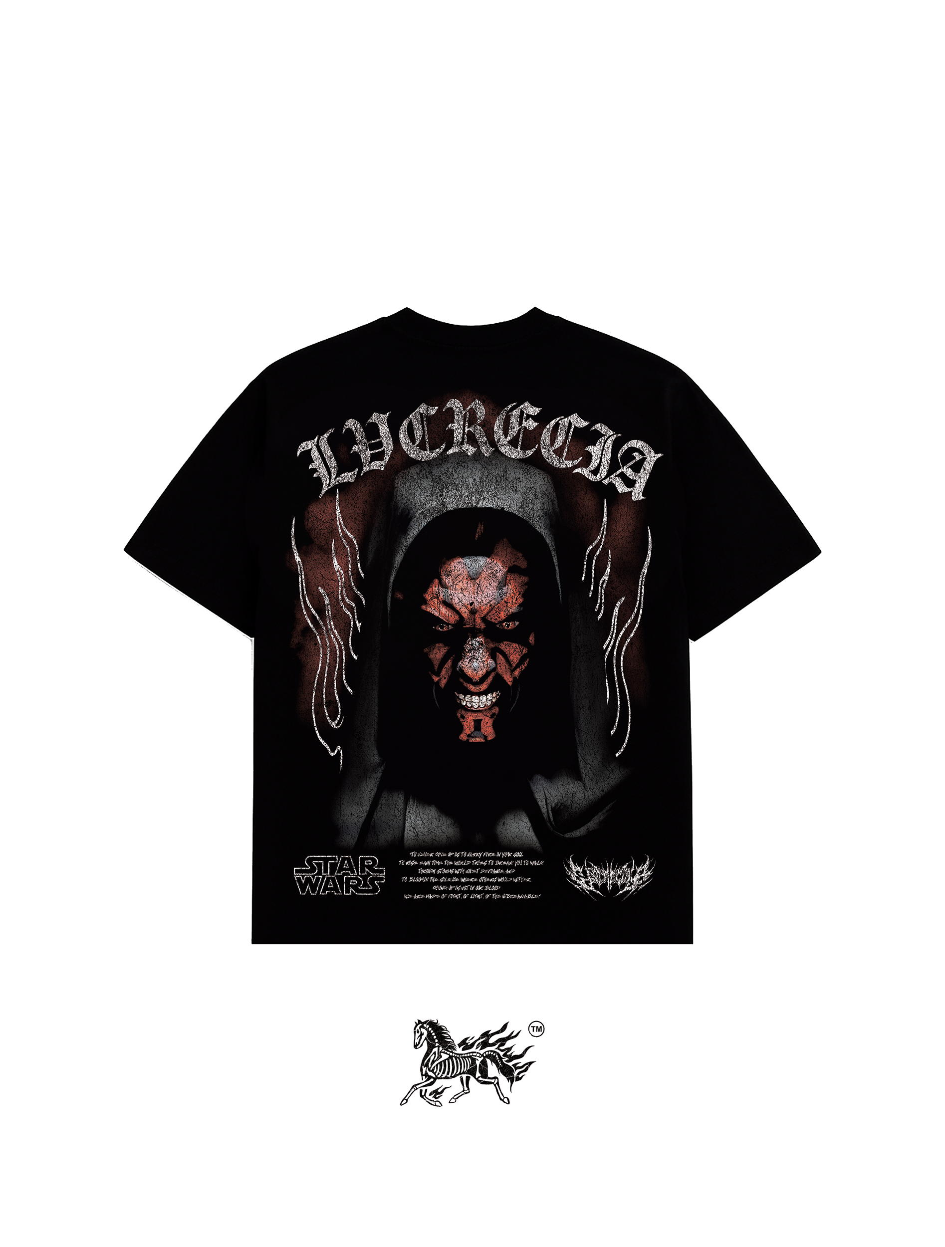 DARTH MAUL DOUBLE "PREMIUM" BLACK TEE