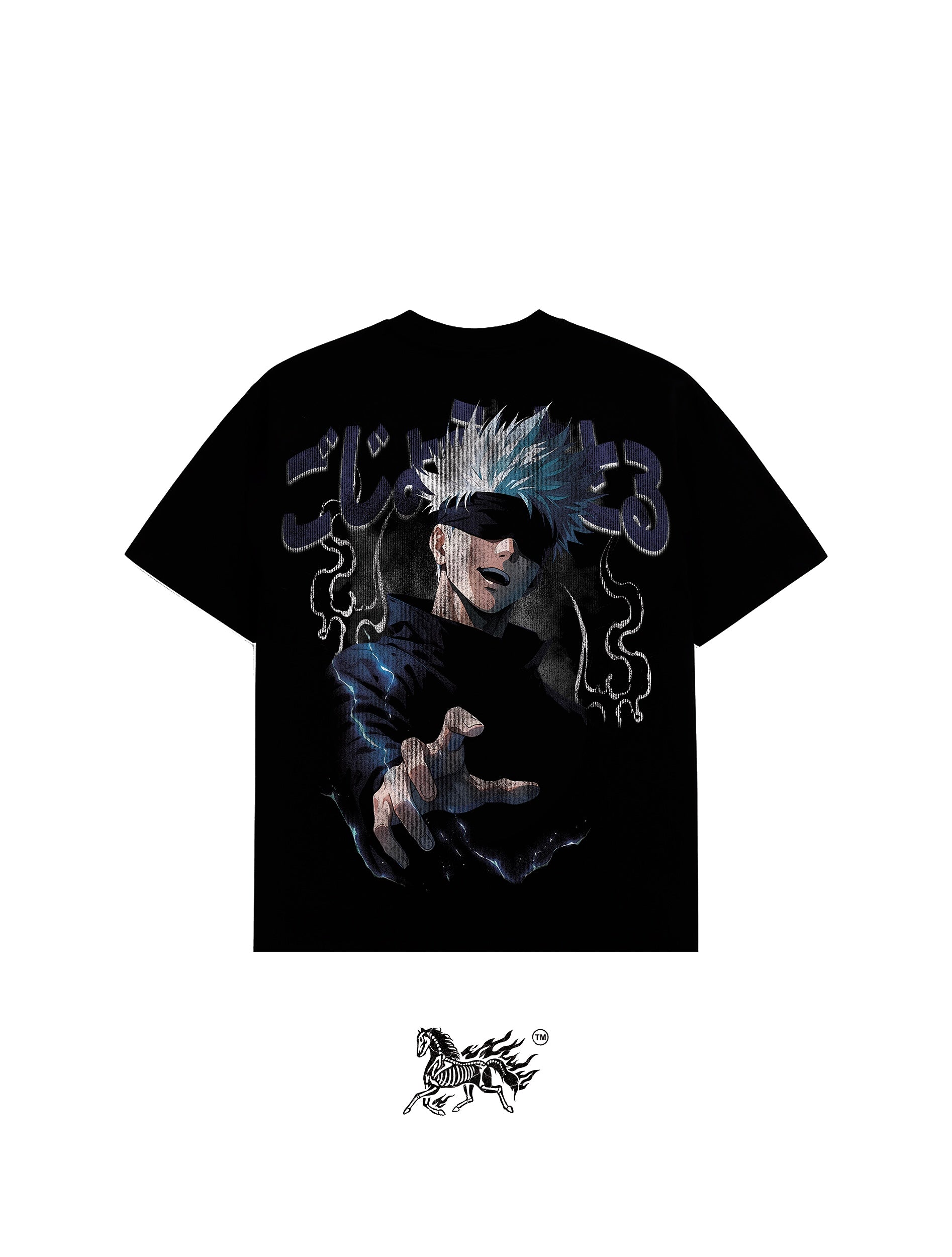 GOJO BACK "PREMIUM" BLACK TEE