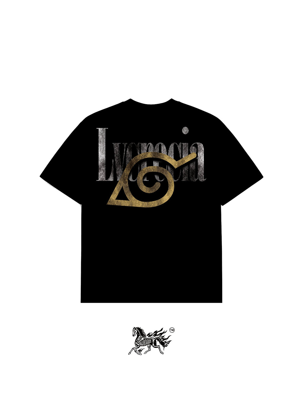 NARUTO UZUMAKI DOUBLE PRINT "PREMIUM" BLACK TEE