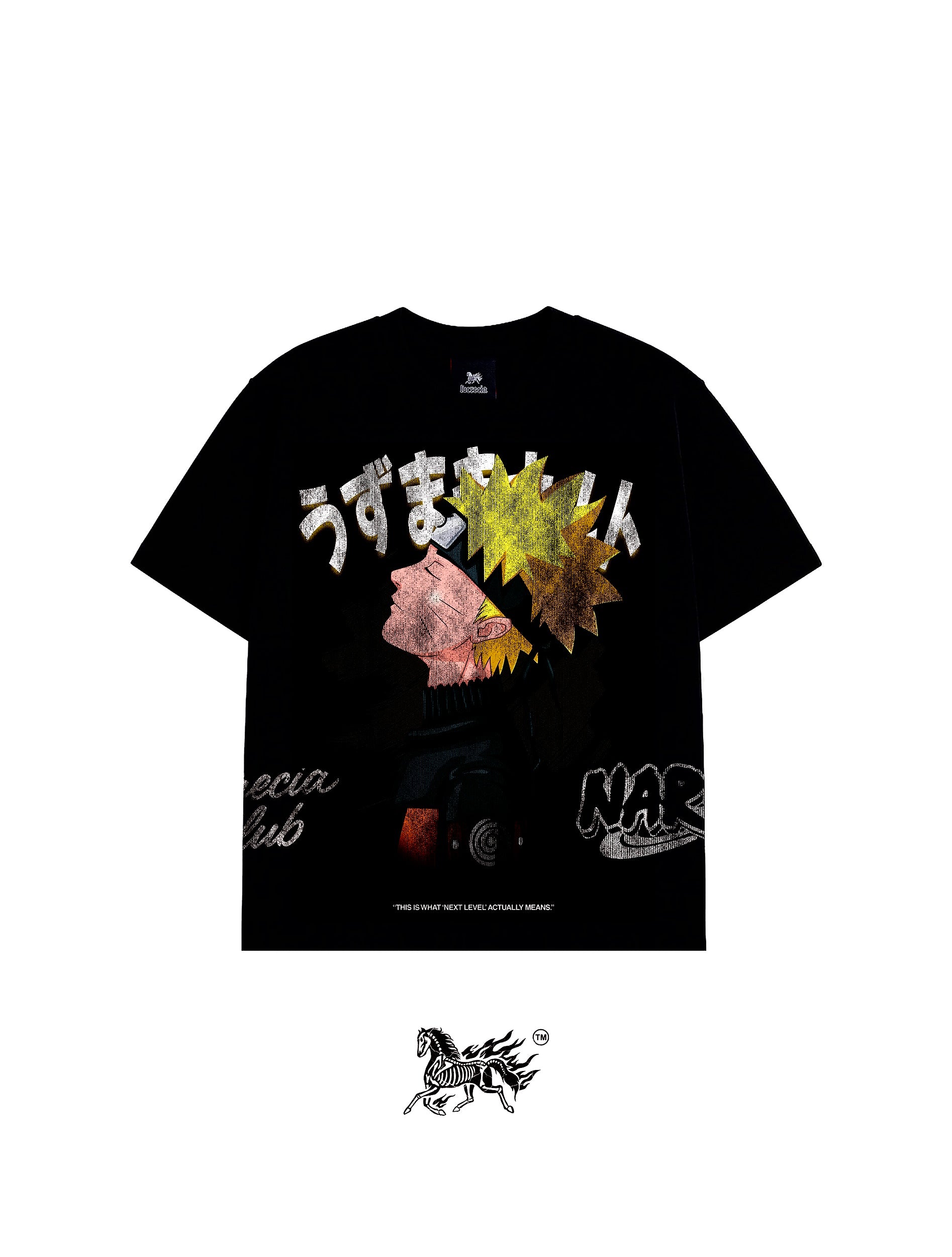 NARUTO UZUMAKI AOP "PREMIUM" BLACK TEE